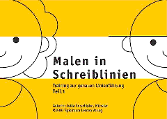 Titel Malen in Schreiblinien